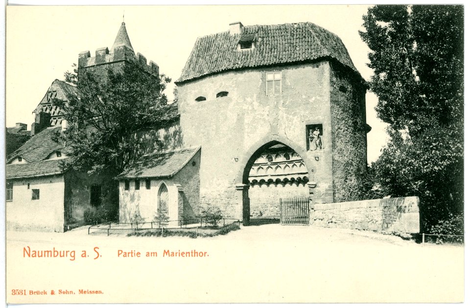 03531-Naumburg-1903-am Marientor-Brück & Sohn Kunstverlag