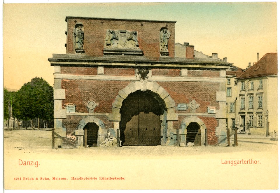 04034-Danzig-1903-Langgartertor-Brück & Sohn Kunstverlag