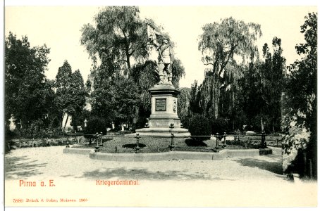 05880-Pirna-1905-Kriegerdenkmal-Brück & Sohn Kunstverlag