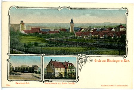 05704-Bissingen-1905-Verschiedene Stadtansichten-Brück & Sohn Kunstverlag