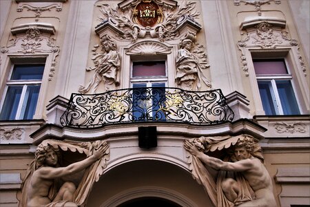 Balcony architecture kamienica