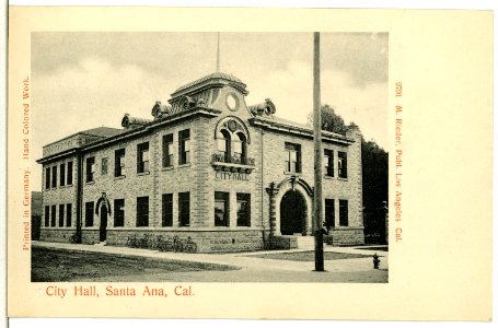 05736-Santa Ana-1905-City Hall-Brück & Sohn Kunstverlag