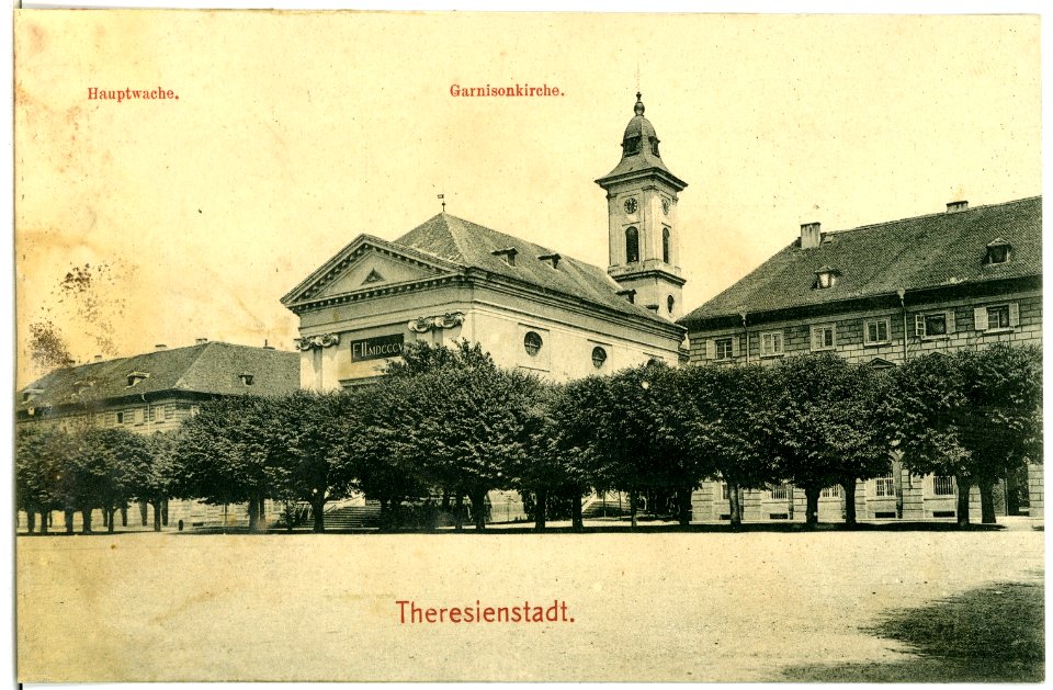 03358-Theresienstadt-1903-Garnisonskirche-Brück & Sohn Kunstverlag