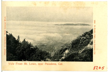 05745-Pasadena-1905-View From Mt. Lowe-Brück & Sohn Kunstverlag