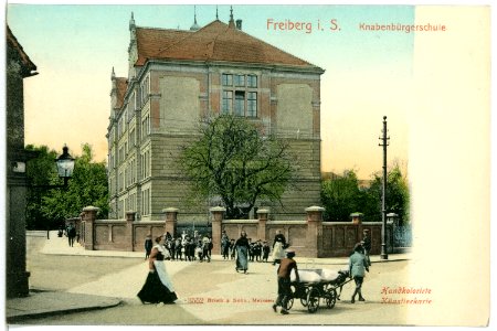 03552-Freiberg-1903-Knabenbürgerschule-Brück & Sohn Kunstverlag