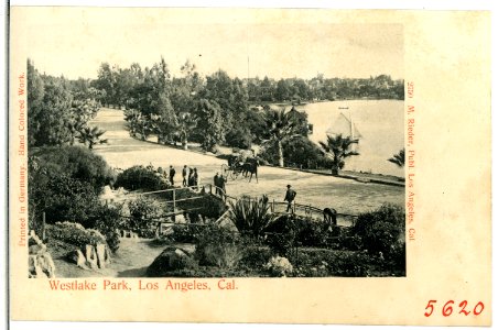 05620-Los Angeles-1904-Westlake Park-Brück & Sohn Kunstverlag photo