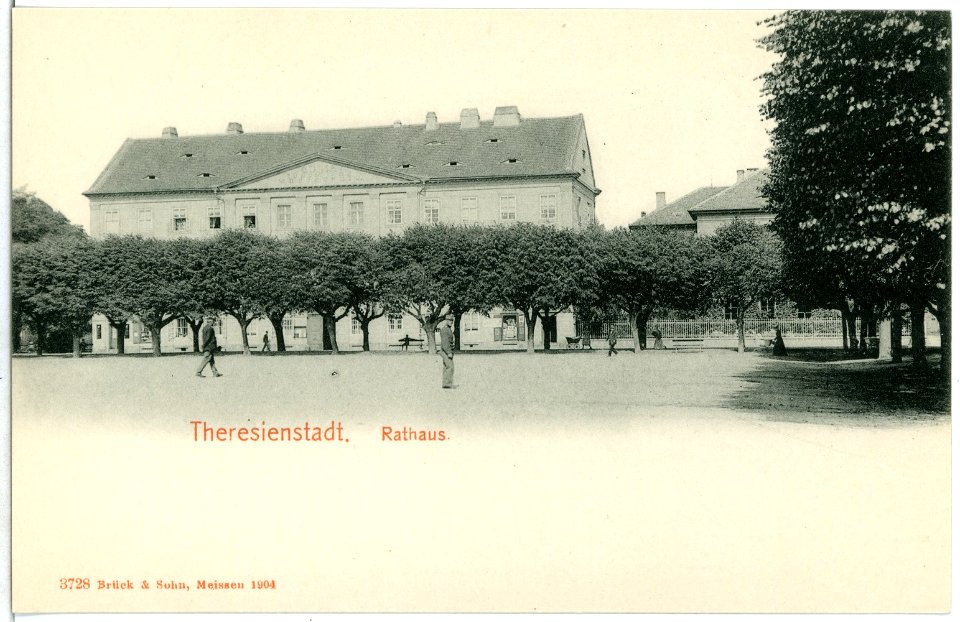 03728-Theresienstadt-1903-Rathaus-Brück & Sohn Kunstverlag