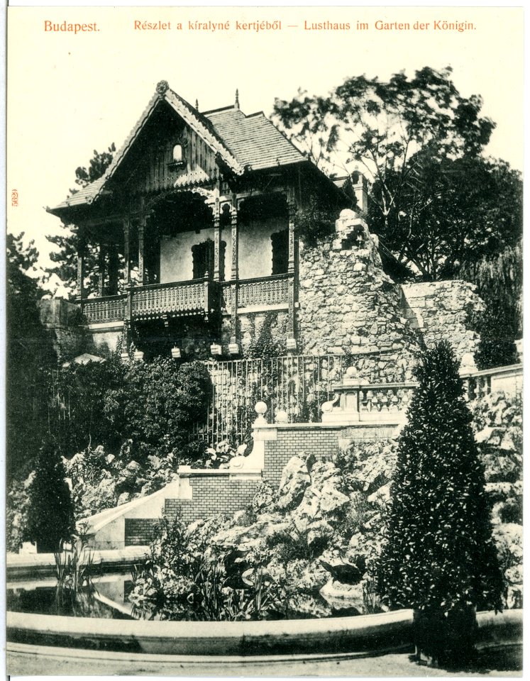 05629-Budapest-1904-Lusthaus im Garten der Königin-Brück & Sohn Kunstverlag