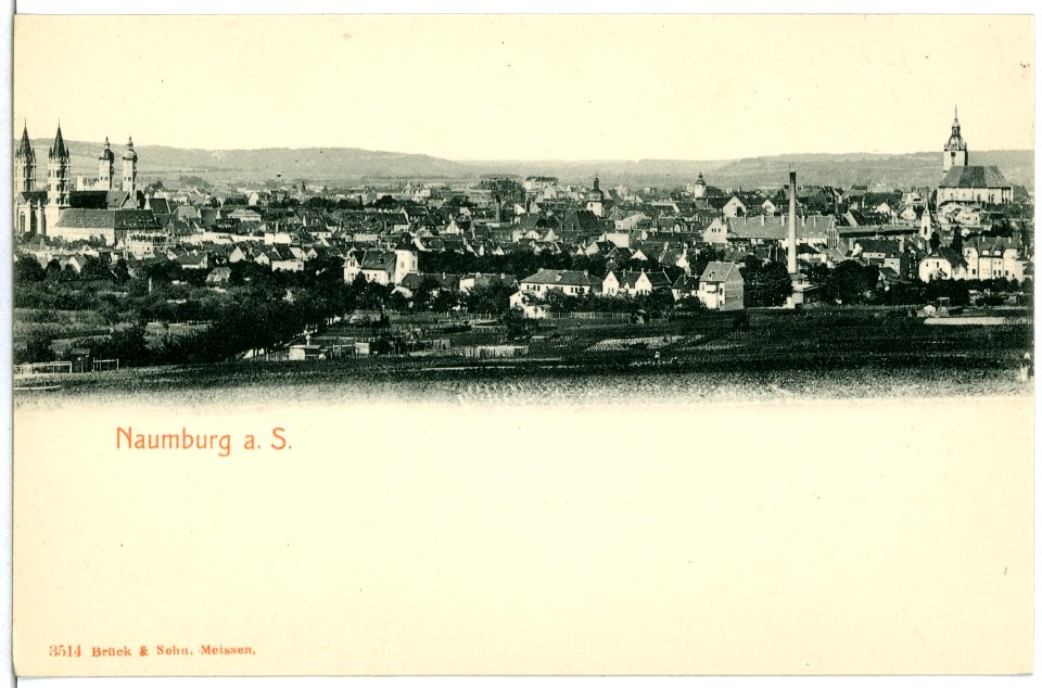 03514-Naumburg-1903-Blick über Naumburg-Brück & Sohn Kunstverlag