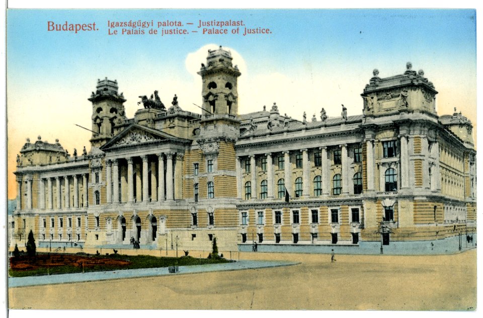 05783-Budapest-1905-Justiz - Palast-Brück & Sohn Kunstverlag