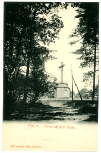 03828-Köslin-1903-Denkmal auf dem Gollen-Brück & Sohn Kunstverlag