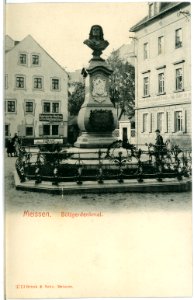 03719-Meißen-1903-Böttgerdenkmal-Brück & Sohn Kunstverlag
