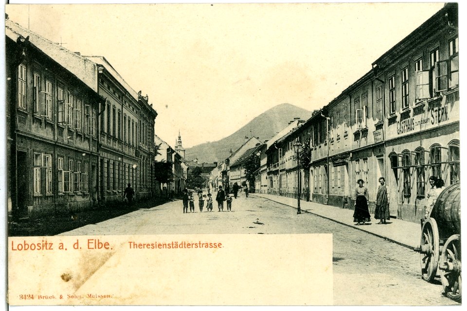 03424-Lobositz-1903-Theresienstädter Straße-Brück & Sohn Kunstverlag