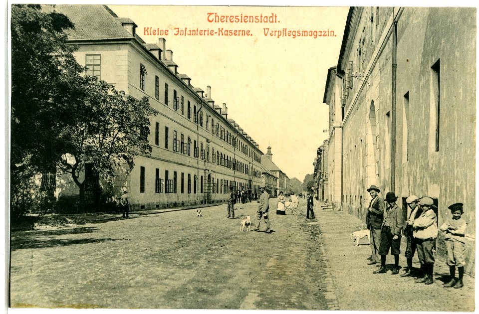 03724-Theresienstadt-1903-Kleine Infanterie-Kaserne, Verpflegsmagazin-Brück & Sohn Kunstverlag