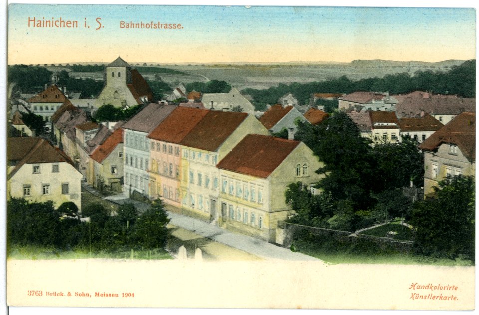 03763-Hainichen-1903-Bahnhofsstraße-Brück & Sohn Kunstverlag