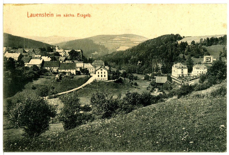 03255-Lauenstein-1903-Blick auf Lauenstein-Brück & Sohn Kunstverlag