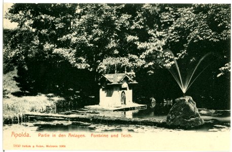 03860-Apolda-1903-in den Anlagen-Brück & Sohn Kunstverlag
