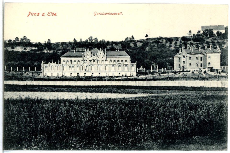 05888-Pirna-1905-Kaserne - Garnisonslazarett-Brück & Sohn Kunstverlag
