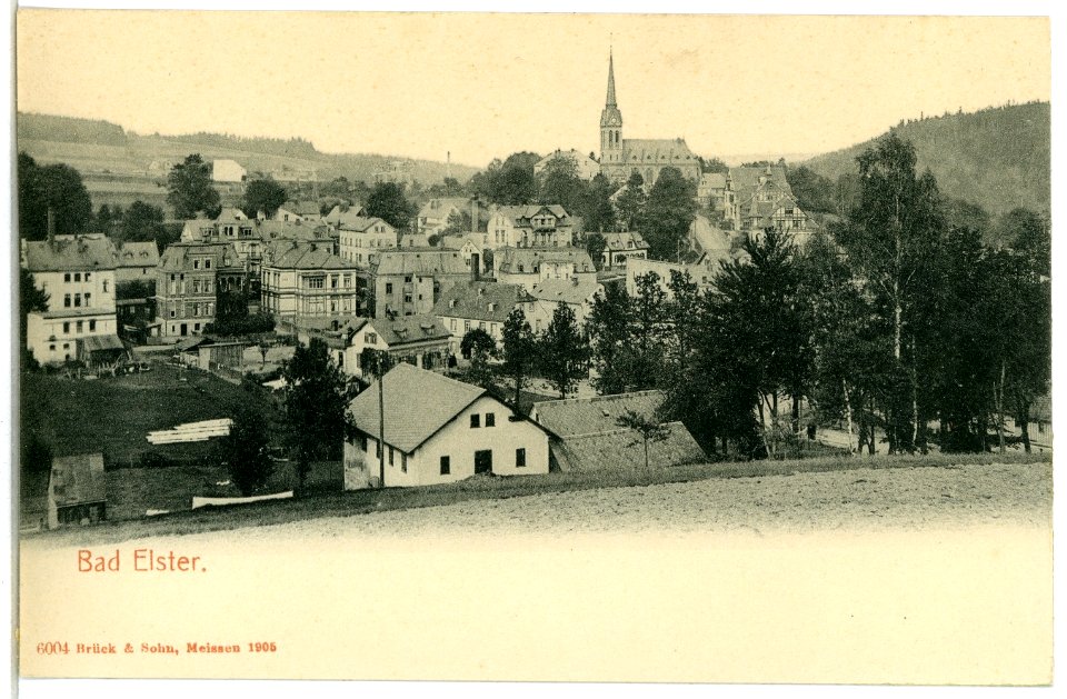 06004-Bad Elster-1905-Stadtansicht-Brück & Sohn Kunstverlag
