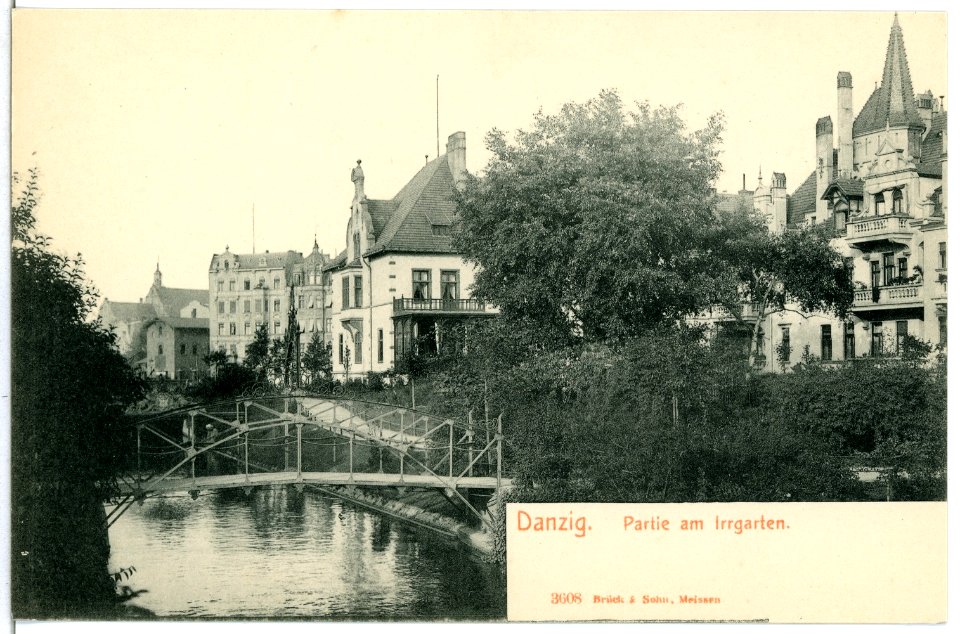 03608-Danzig-1903-am Irrgarten-Brück & Sohn Kunstverlag