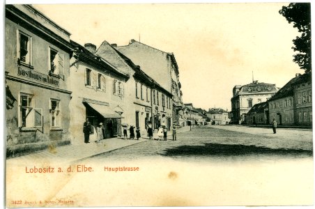 03422-Lobositz-1903-Hauptstraße-Brück & Sohn Kunstverlag