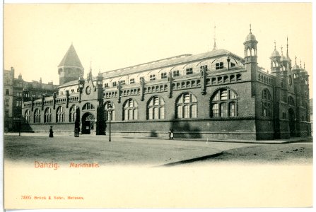 03605-Danzig-1903-Markthalle-Brück & Sohn Kunstverlag