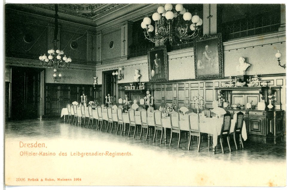 03906-Dresden-1903-Offizierskasino des Leibgrenadier-Regiments-Brück & Sohn Kunstverlag
