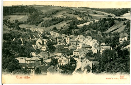 03239-Glashütte-1903-Blick auf Glashütte-Brück & Sohn Kunstverlag