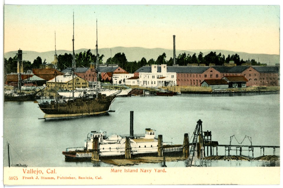 05975-Vallejo-1905-Mare Island Navy Yard-Brück & Sohn Kunstverlag