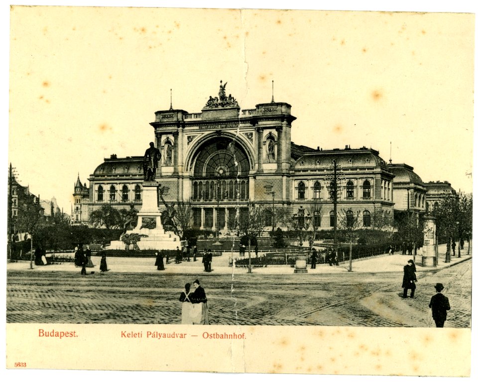 05633-Budapest-1904-Ostbahnhof-Brück & Sohn Kunstverlag