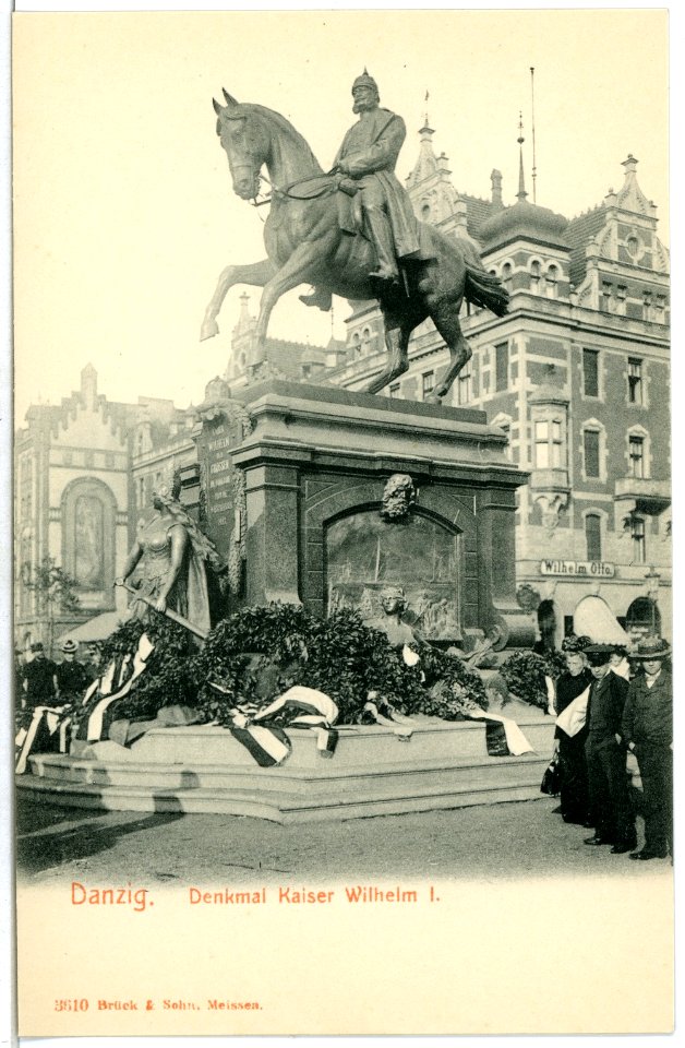 03610-Danzig-1903-Denkmal Kaiser Wilhelm I.-Brück & Sohn Kunstverlag