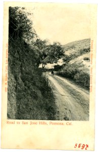 05597-Pomona-1904-Road to San Jose Hills Pomona, Cal.-Brück & Sohn Kunstverlag
