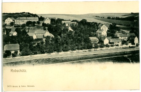 03674-Robschütz-1903-Blick auf Robschütz-Brück & Sohn Kunstverlag