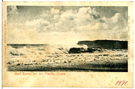 03971-Pacific coast-1903-Surf Scene on the Pacific Coast-Brück & Sohn Kunstverlag photo