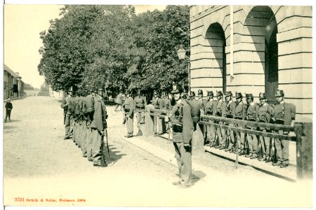 03731-Theresienstadt-1903-Ablösung der Hauptwache-Brück & Sohn Kunstverlag