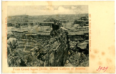 03929-Grand Canyon-1903-From Grand Scenic Divide-Brück & Sohn Kunstverlag photo