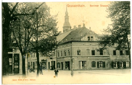 03461-Großenhain-1903-Berlinerstraße-Brück & Sohn Kunstverlag