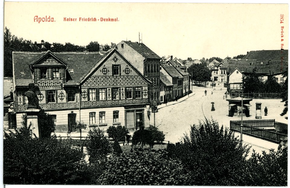 03854-Apolda-1903-Kaiser Fr. Denkmal-Brück & Sohn Kunstverlag