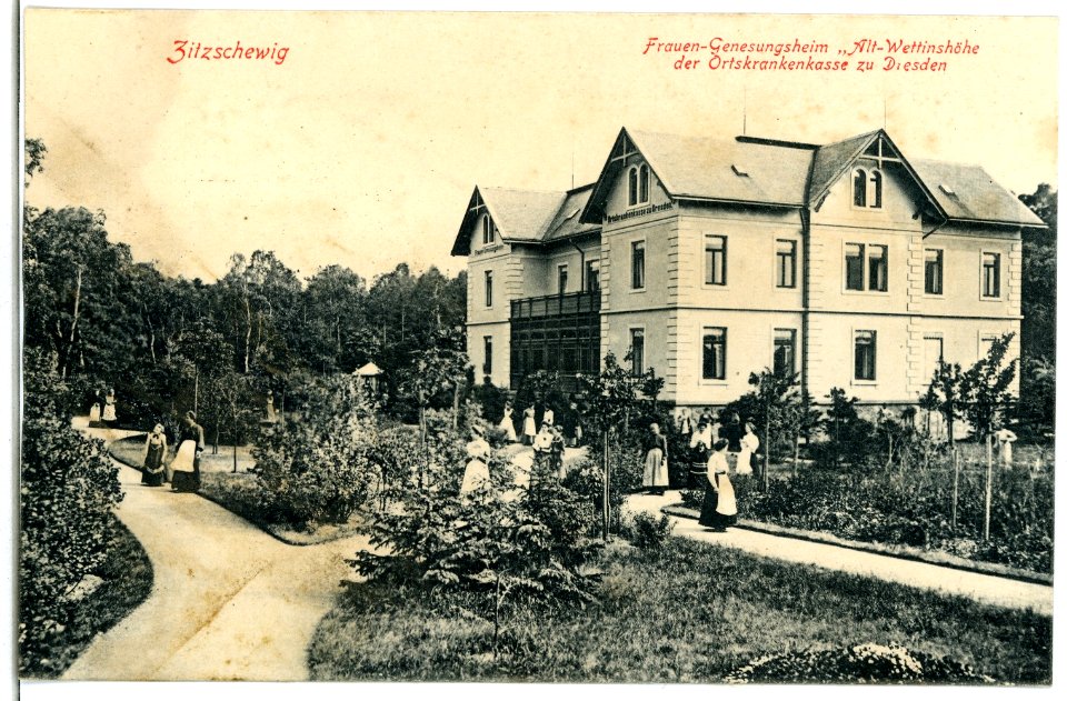 03403-Zitzschewig-1903-Frauengenesungsheim Alt Wettinshöhe-Brück & Sohn Kunstverlag