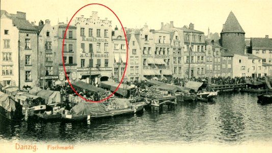 03616-Danzig-1903-Fischmarkt (Tobiastor) Brück & Sohn Kunstverlag