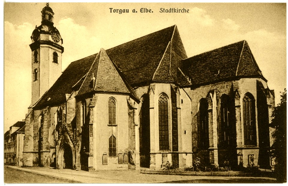 03870-Torgau-1903-Stadtkirche-Brück & Sohn Kunstverlag