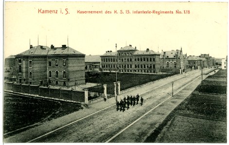 03812-Kamenz-1903-Kasernement des Königlich Sächsischen Infanterie-Regiments Nr. 178-Brück & Sohn Kunstverlag