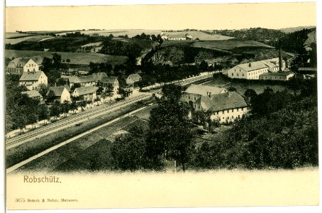 03675-Robschütz-1903-Blick auf Robschütz-Brück & Sohn Kunstverlag