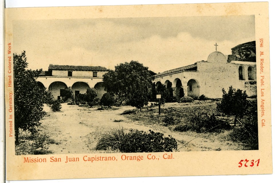 05731-Orange Co.-1905-Mission San Juan Capistrano-Brück & Sohn Kunstverlag