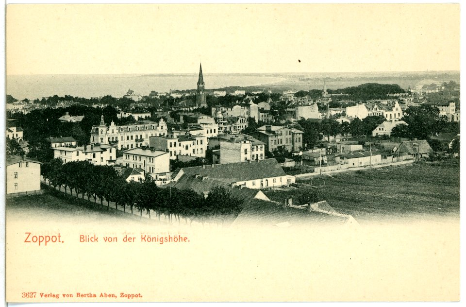 03627-Zoppot-1903-Blick von der Königshöhe-Brück & Sohn Kunstverlag