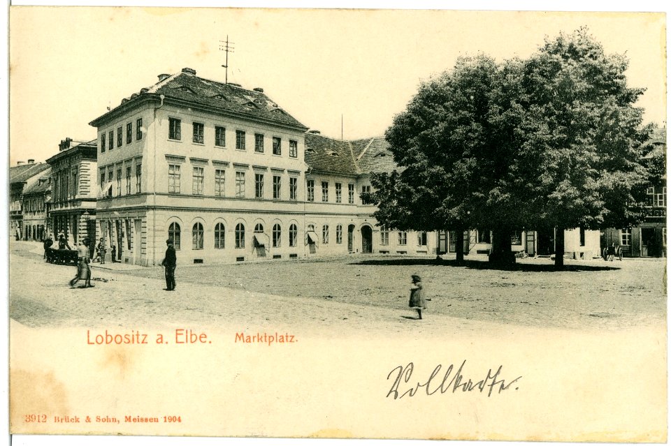 03912-Lobositz-1903-Marktplatz-Brück & Sohn Kunstverlag