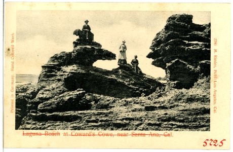05725-Santa Ana-1905-Laguna Beach at Cowards Cowe, near Santa Ana, Cal.-Brück & Sohn Kunstverlag