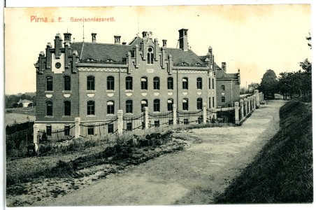 05890-Pirna-1905-Kaserne - Neues Garnisonlazarett-Brück & Sohn Kunstverlag