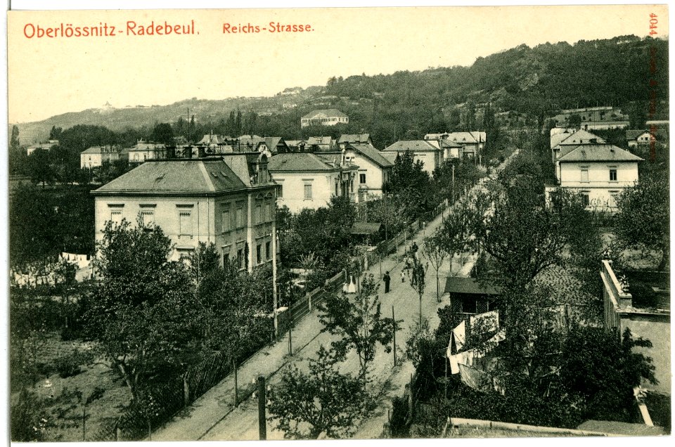 04044-Radebeul-1903-Reichsstraße, Oberlößnitz-Brück & Sohn Kunstverlag