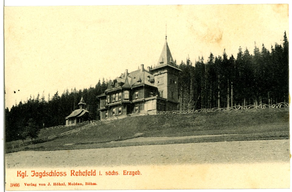 05866-Rehefeld-1905-Jagdschloß-Brück & Sohn Kunstverlag